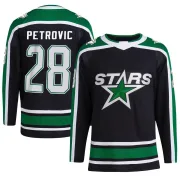 Black Men's Alexander Petrovic Dallas Stars Authentic Reverse Retro 2.0 Jersey