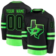 Black Men's Custom Dallas Stars Breakaway 2020/21 Alternate Premier Jersey