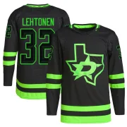 Black Youth Kari Lehtonen Dallas Stars Authentic Alternate Primegreen Pro Jersey