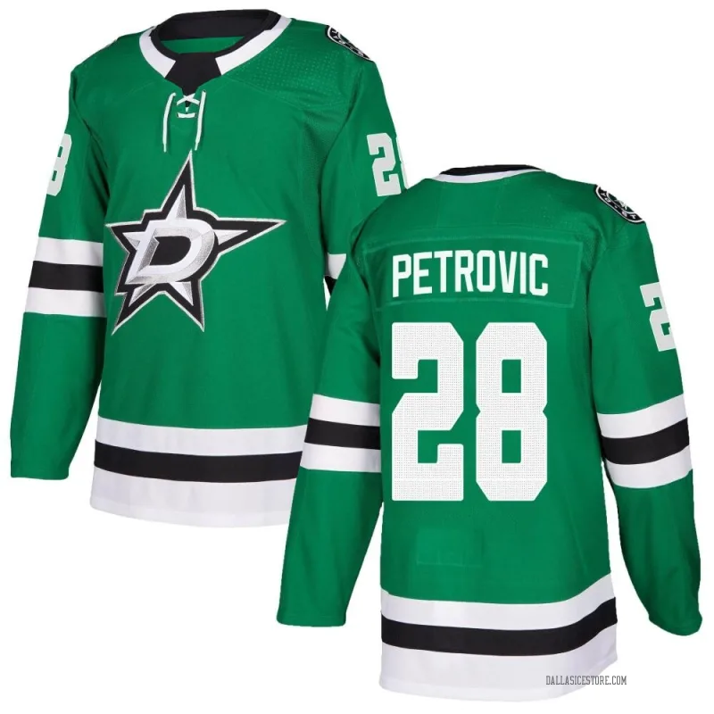 Green Men's Alexander Petrovic Dallas Stars Authentic Home Jersey