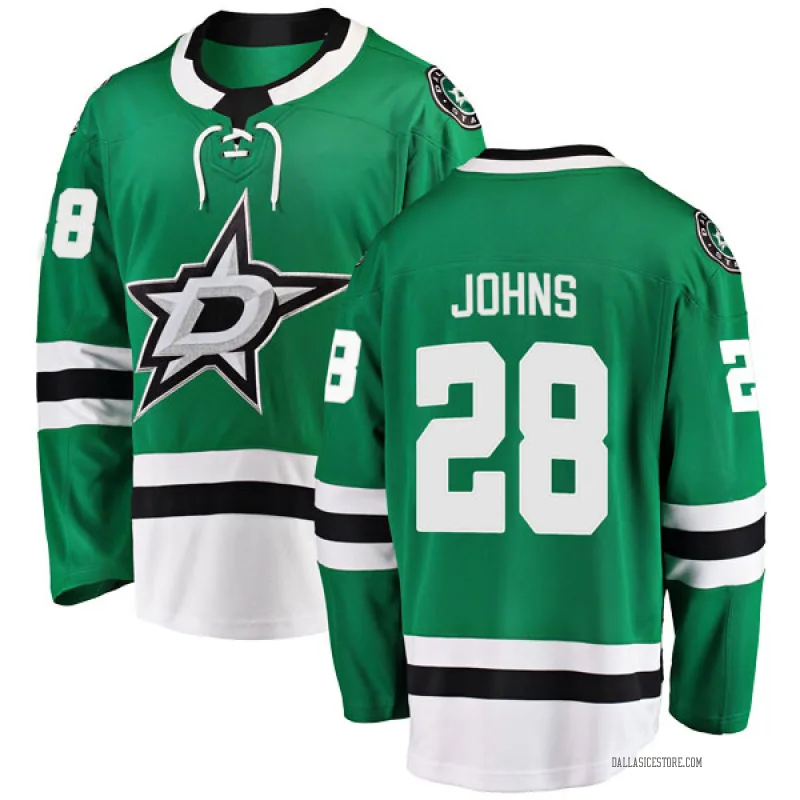 Green Men's Stephen Johns Dallas Stars Breakaway Home Jersey