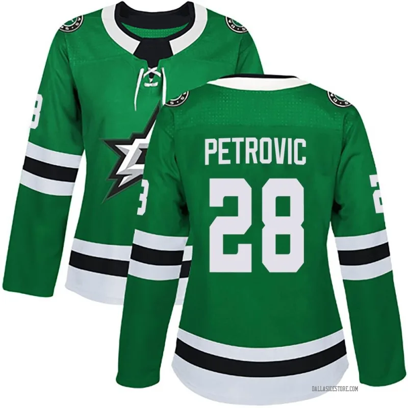 Green Women's Alexander Petrovic Dallas Stars Authentic Home Jersey