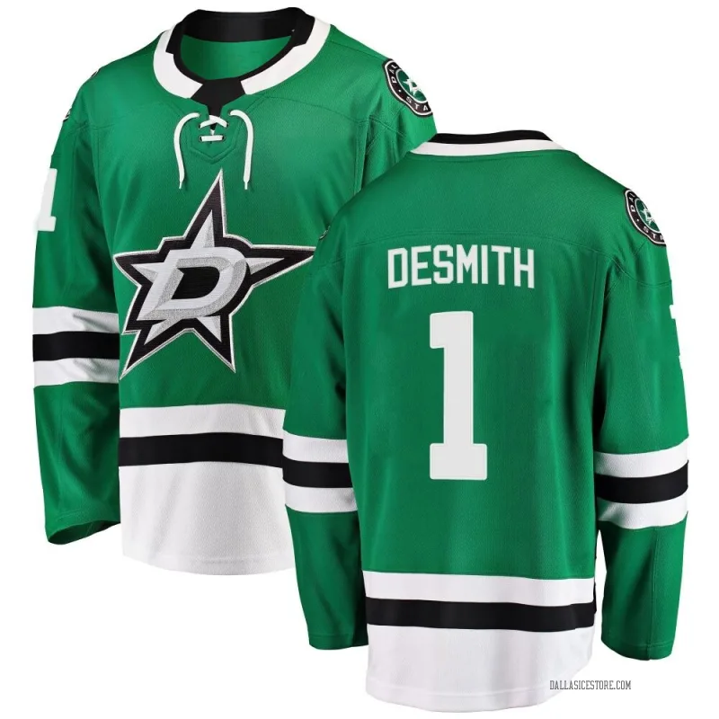 Green Youth Casey DeSmith Dallas Stars Breakaway Home Jersey