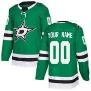 Green Youth Custom Dallas Stars Authentic Home Jersey