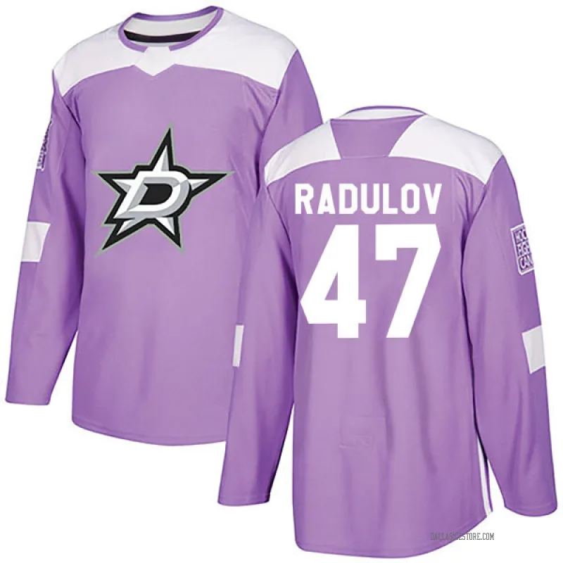 Purple Men's Alexander Radulov Dallas Stars Authentic Fights Cancer Practice Jersey