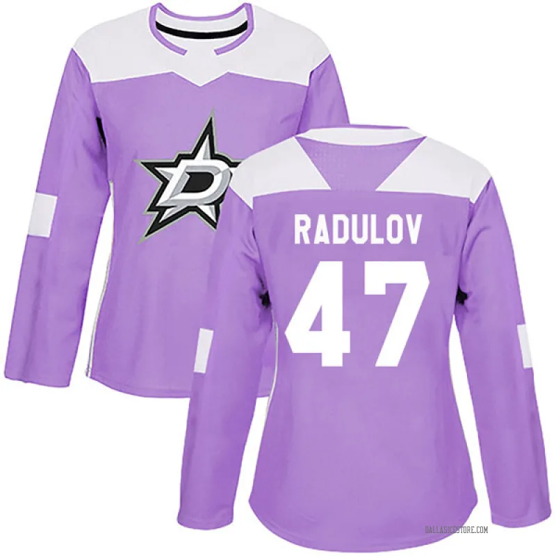 Purple Women's Alexander Radulov Dallas Stars Authentic Fights Cancer Practice Jersey