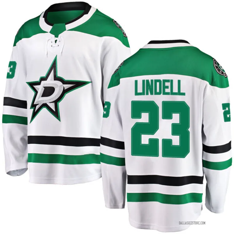 White Men's Esa Lindell Dallas Stars Breakaway Away Jersey