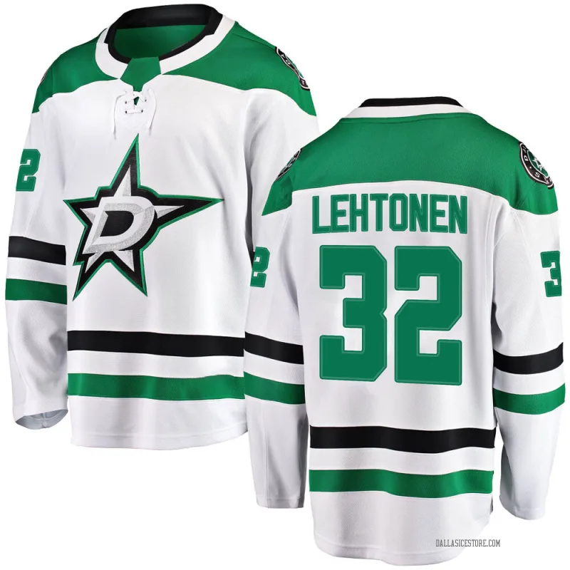 White Men's Kari Lehtonen Dallas Stars Breakaway Away Jersey