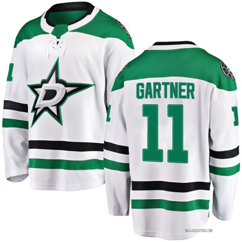 White Men's Mike Gartner Dallas Stars Breakaway Away Jersey