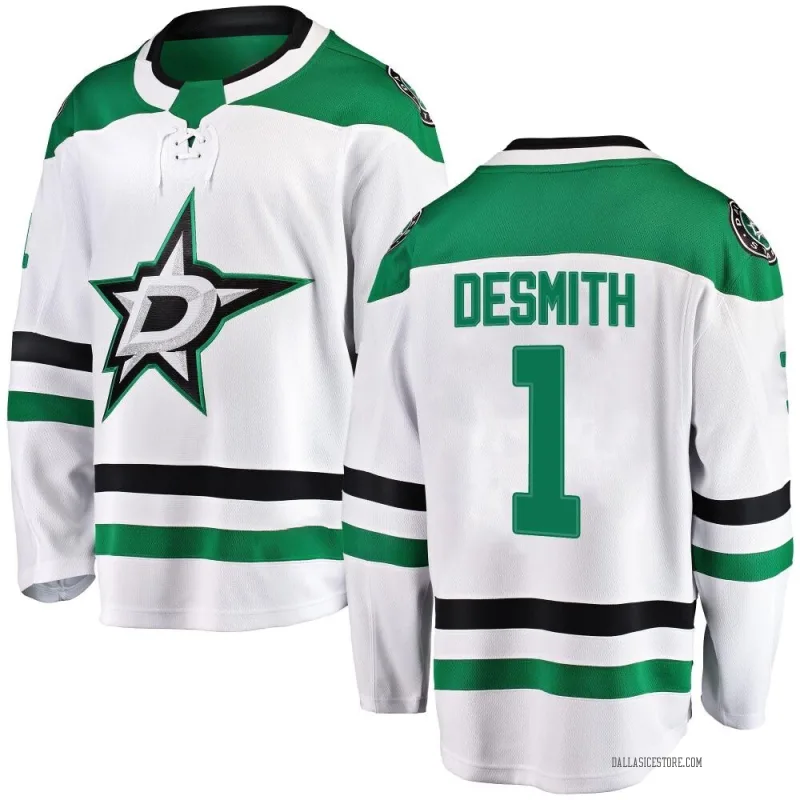 White Youth Casey DeSmith Dallas Stars Breakaway Away Jersey