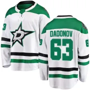 White Youth Evgenii Dadonov Dallas Stars Breakaway Away Jersey