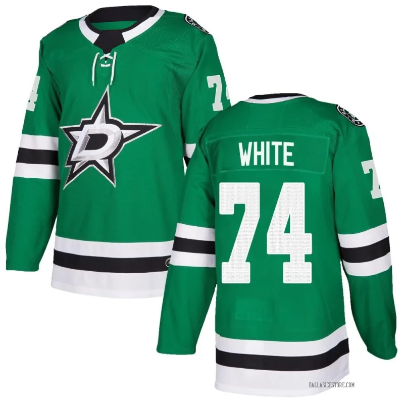 White Youth Gavin White Dallas Stars Authentic Green Home Jersey